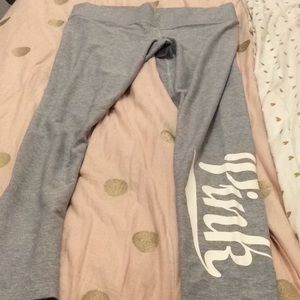 Pink workout pants